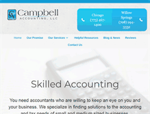 Tablet Screenshot of campbellaccountingllc.com